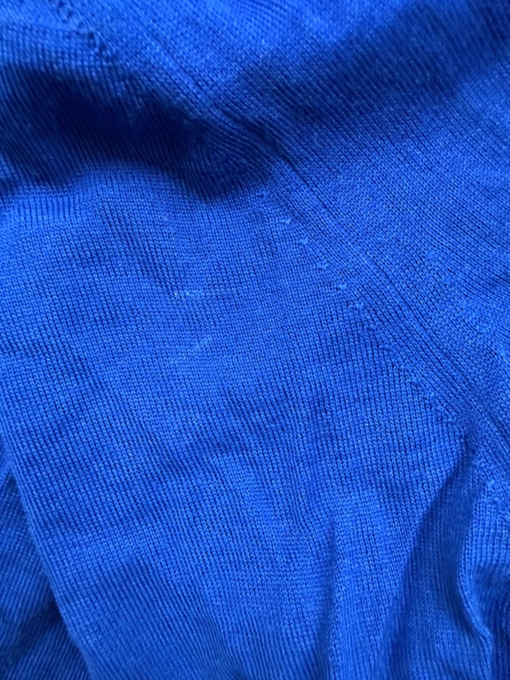 Yves Saint Laurent Women’s XL Cobalt Blue Virgin Wool Sweater - Picture 4 of 7